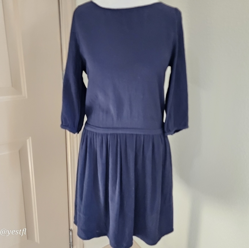Ba&sh Lilas viscose mini pleated dress LBD 1